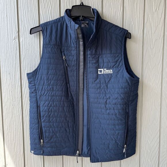 Storm Creek Men’s Quilted Eco Puffer Vest Medium NWOT – Recycled Insulated - Picture 1 of 9